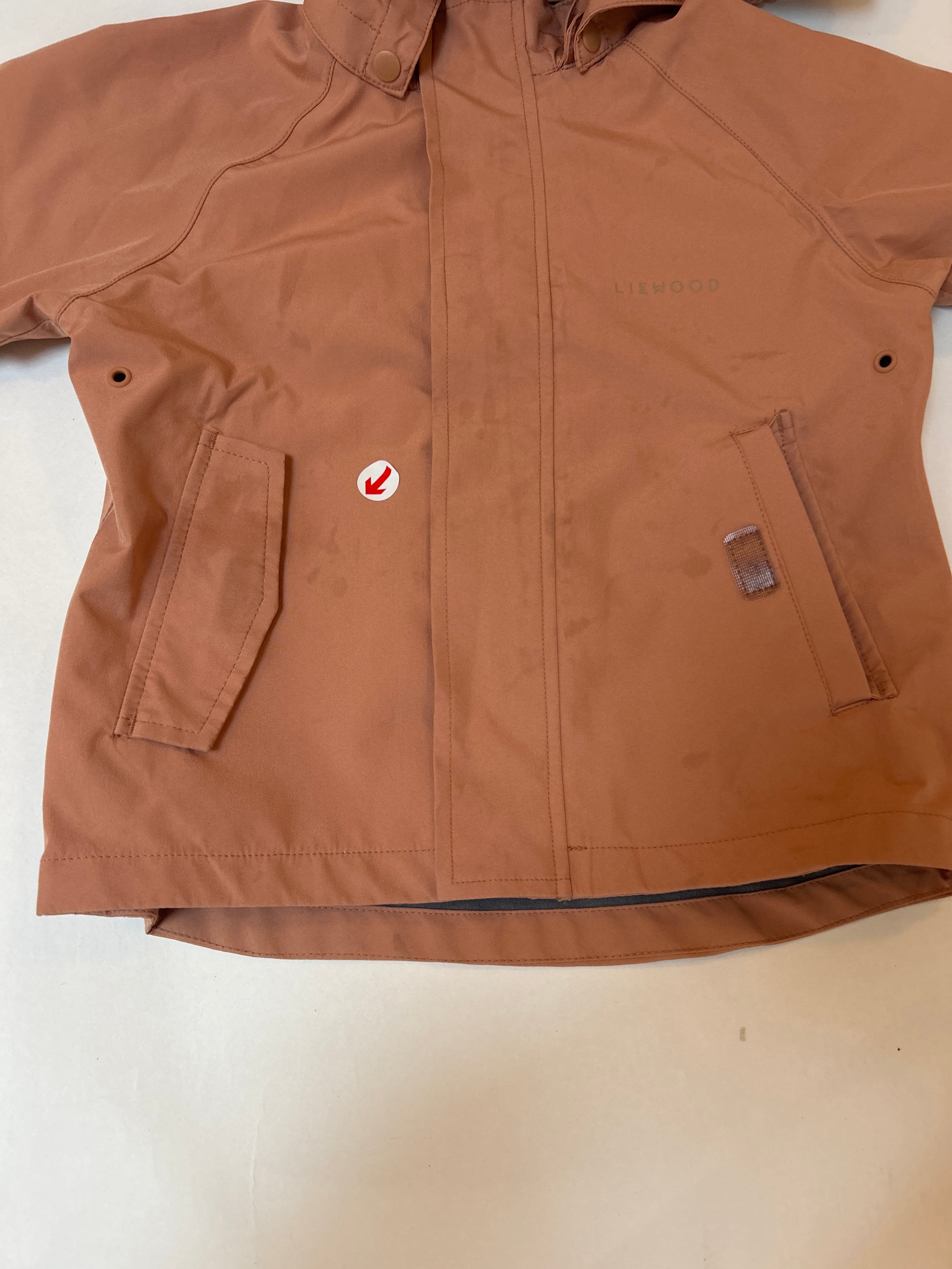 Liewood Pink waterproof rain jacket