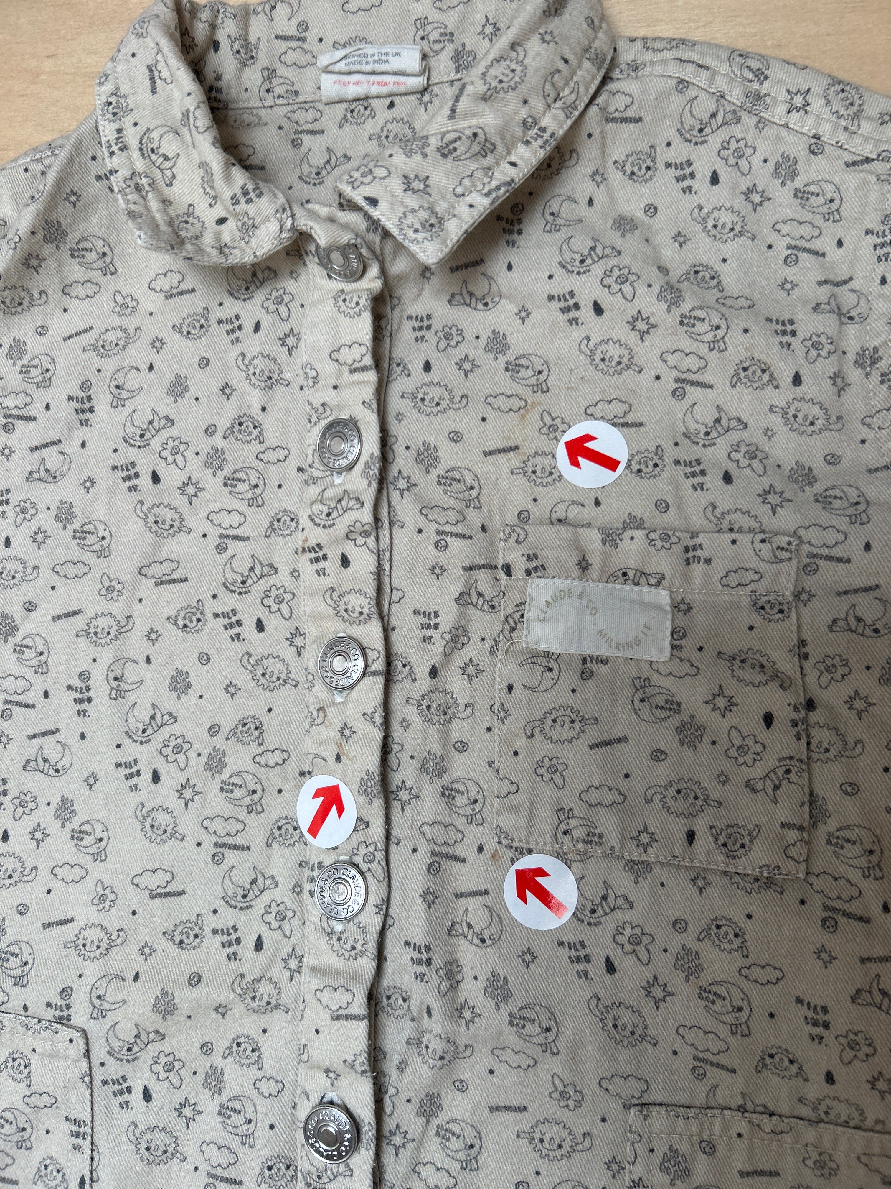 Claude and Co Daydream print boiler suit