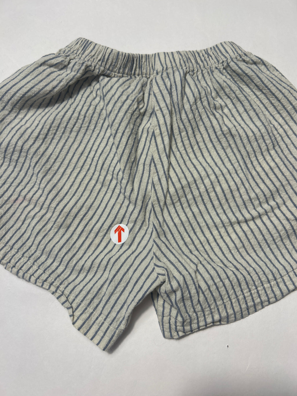 Konges Slojd Blue stripe textured shorts