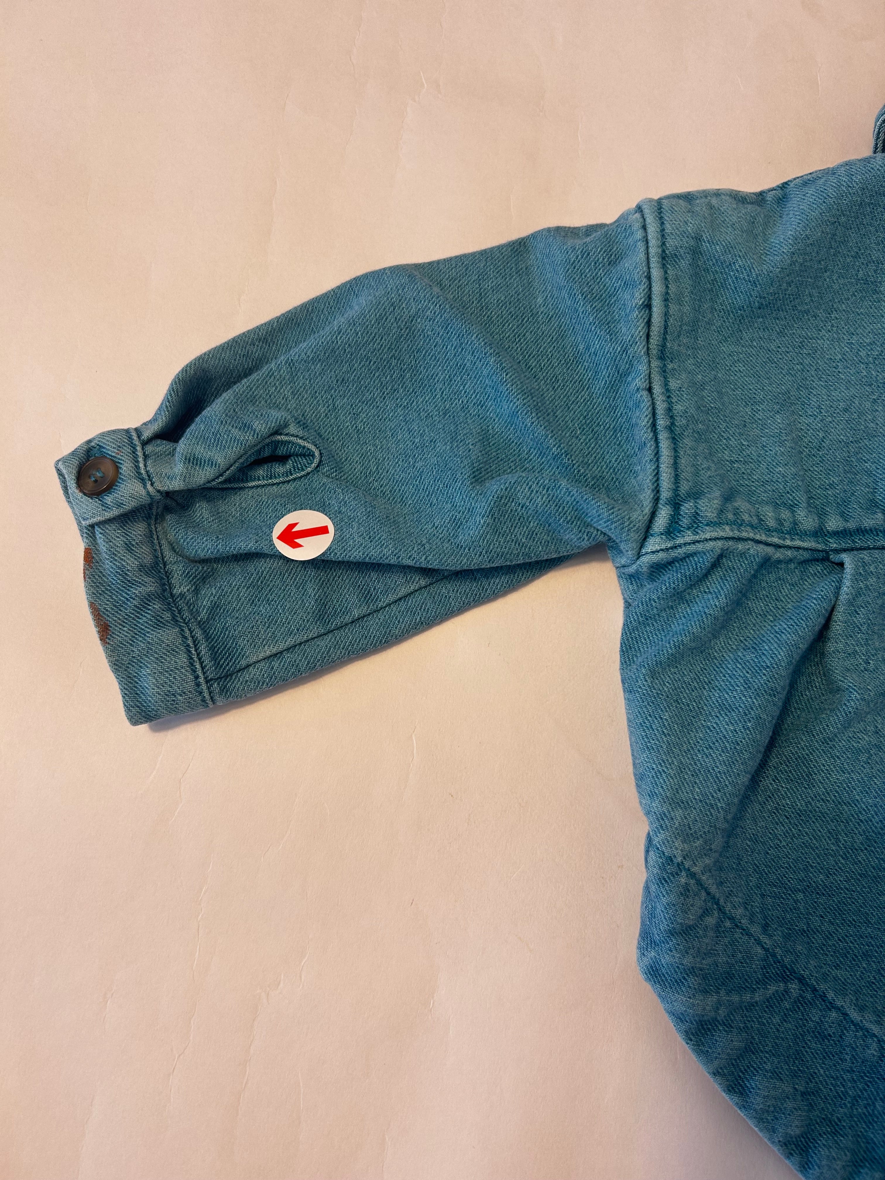 Studio Koter Blue overdye denim shirt