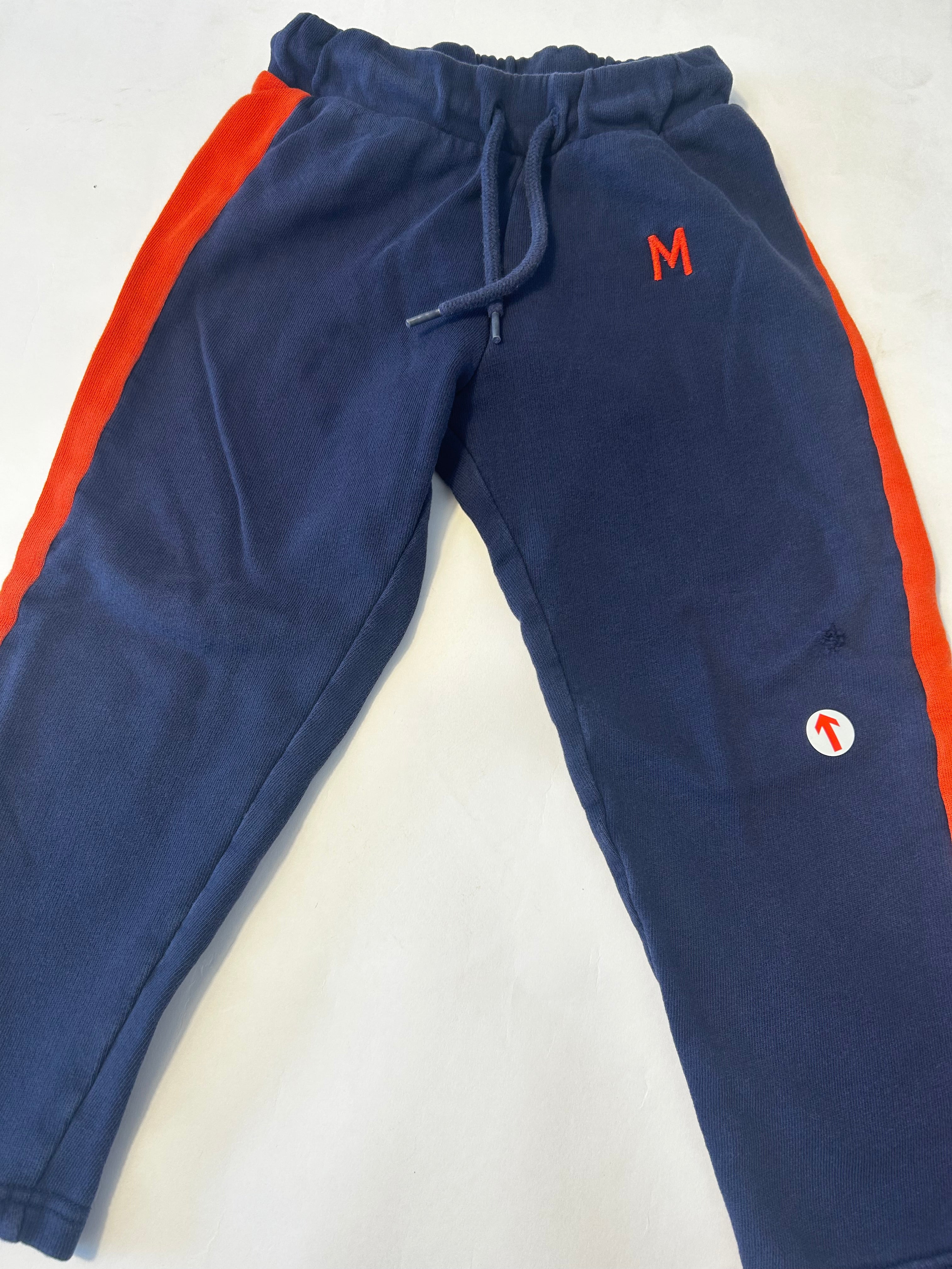 Mini Rodini Navy & Red joggers