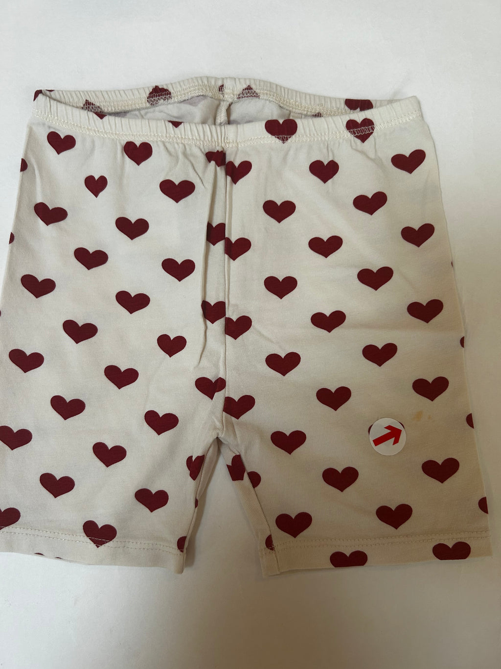 Konges Slojd Red heart cycling shorts