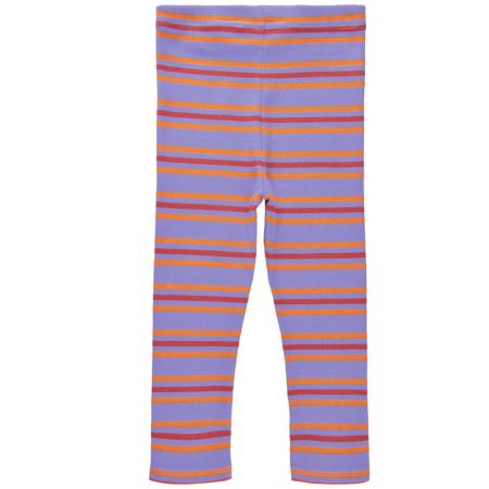 Violet Stripe Ribbed Leggings