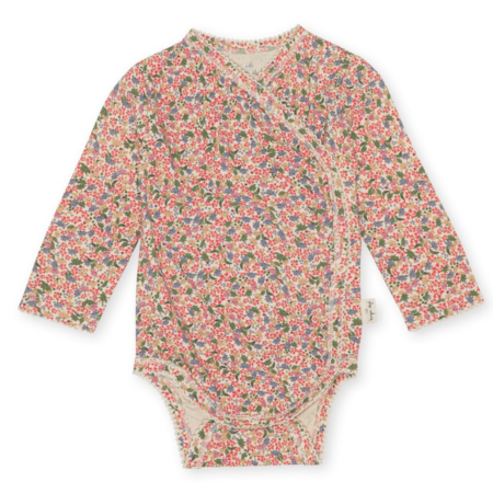 Ditsy floral wrap bodysuit
