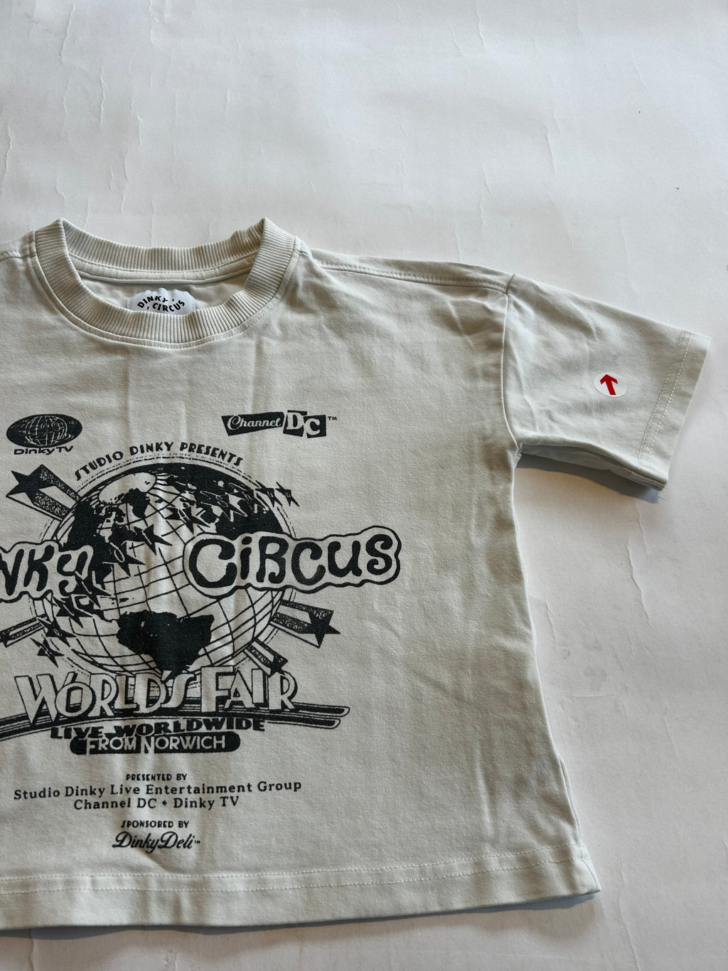Dinky Circus White world fair tour t-shirt