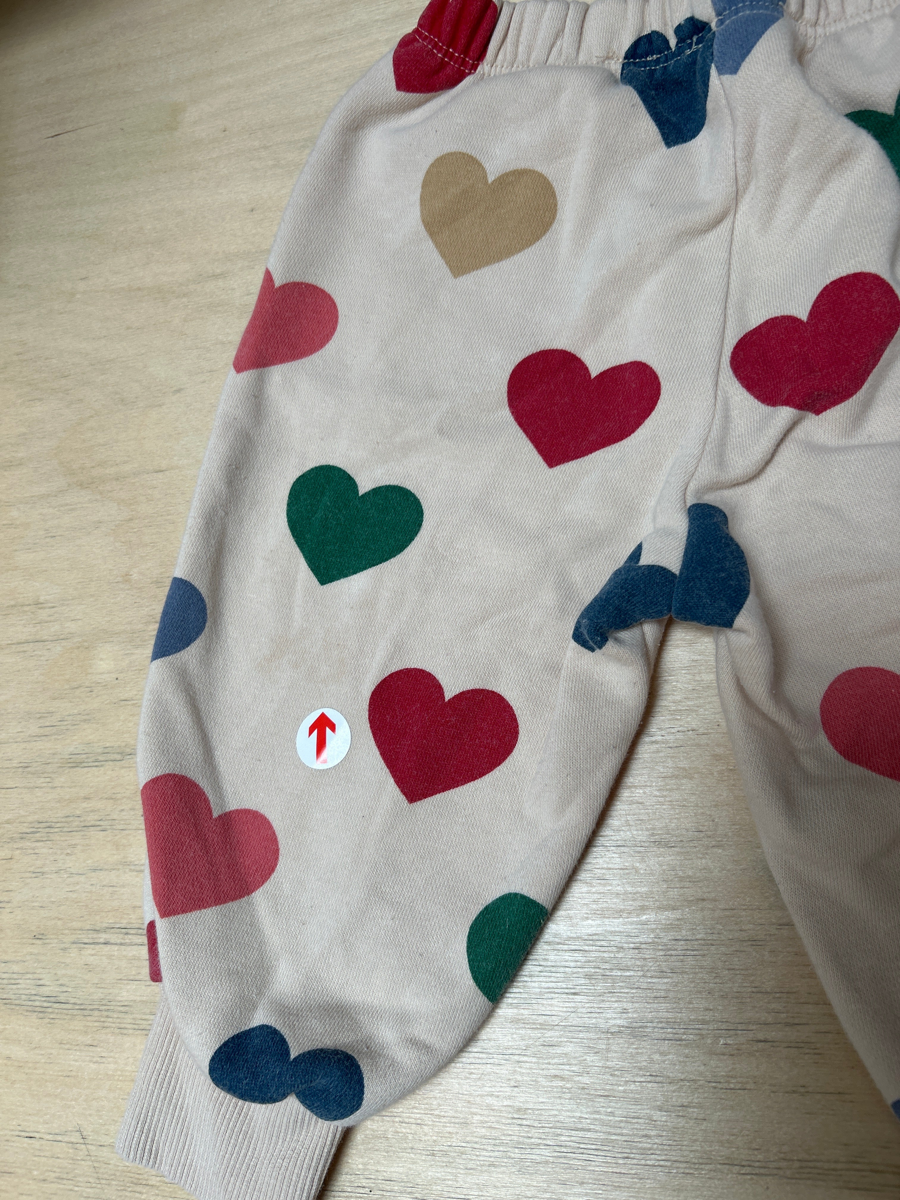 Konges Slojd Pink heart print sweatpants