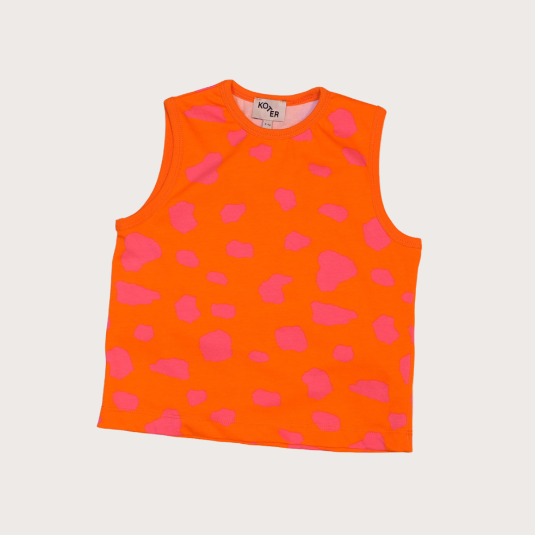 Studio Koter Orange dot jersey vest