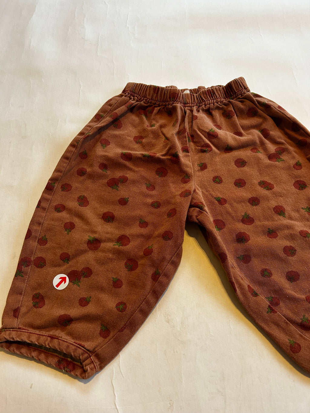 Claude & Co Red tomato print trousers