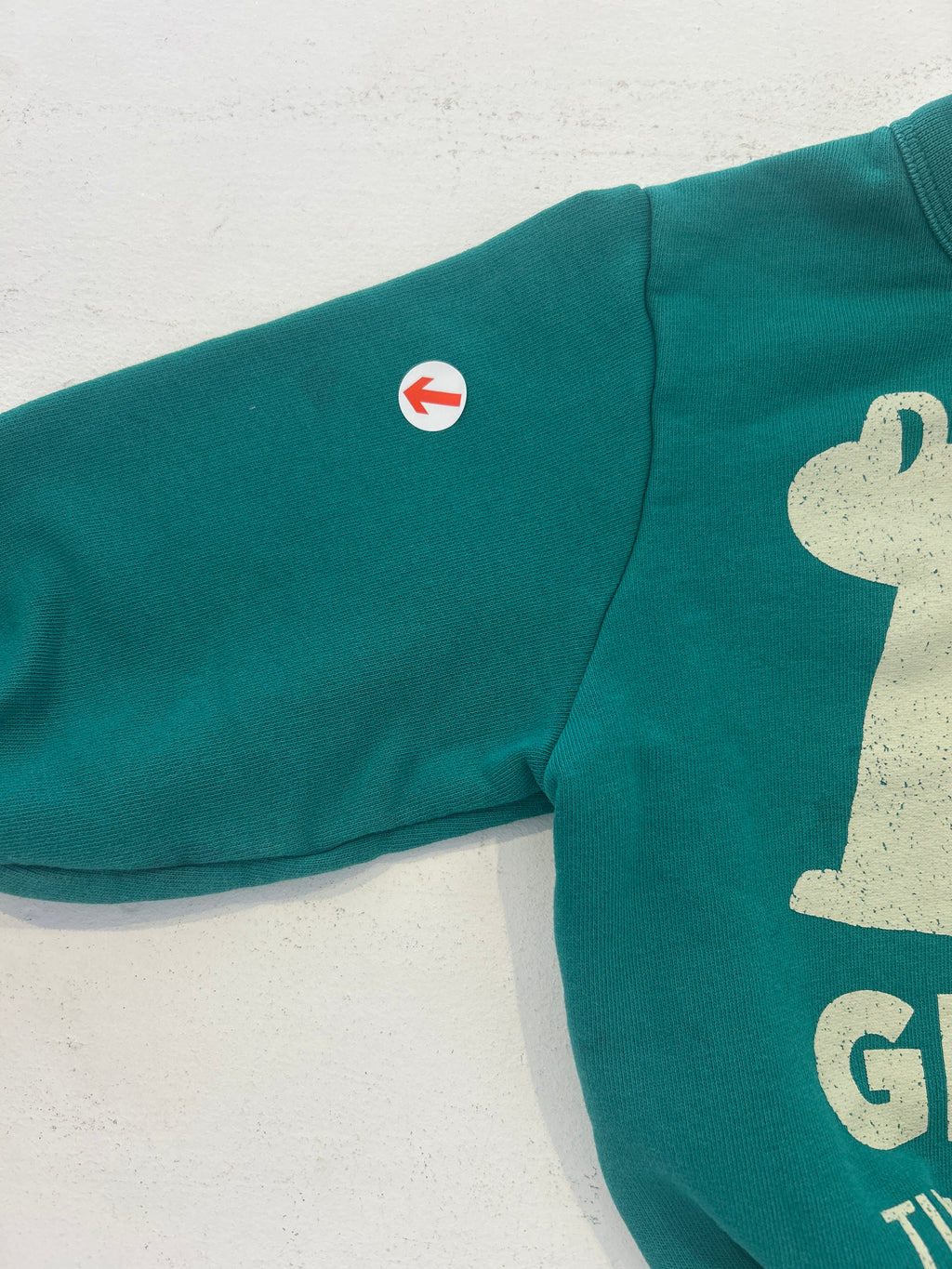 tiny cottons Forest green frog graphic sweatshirt