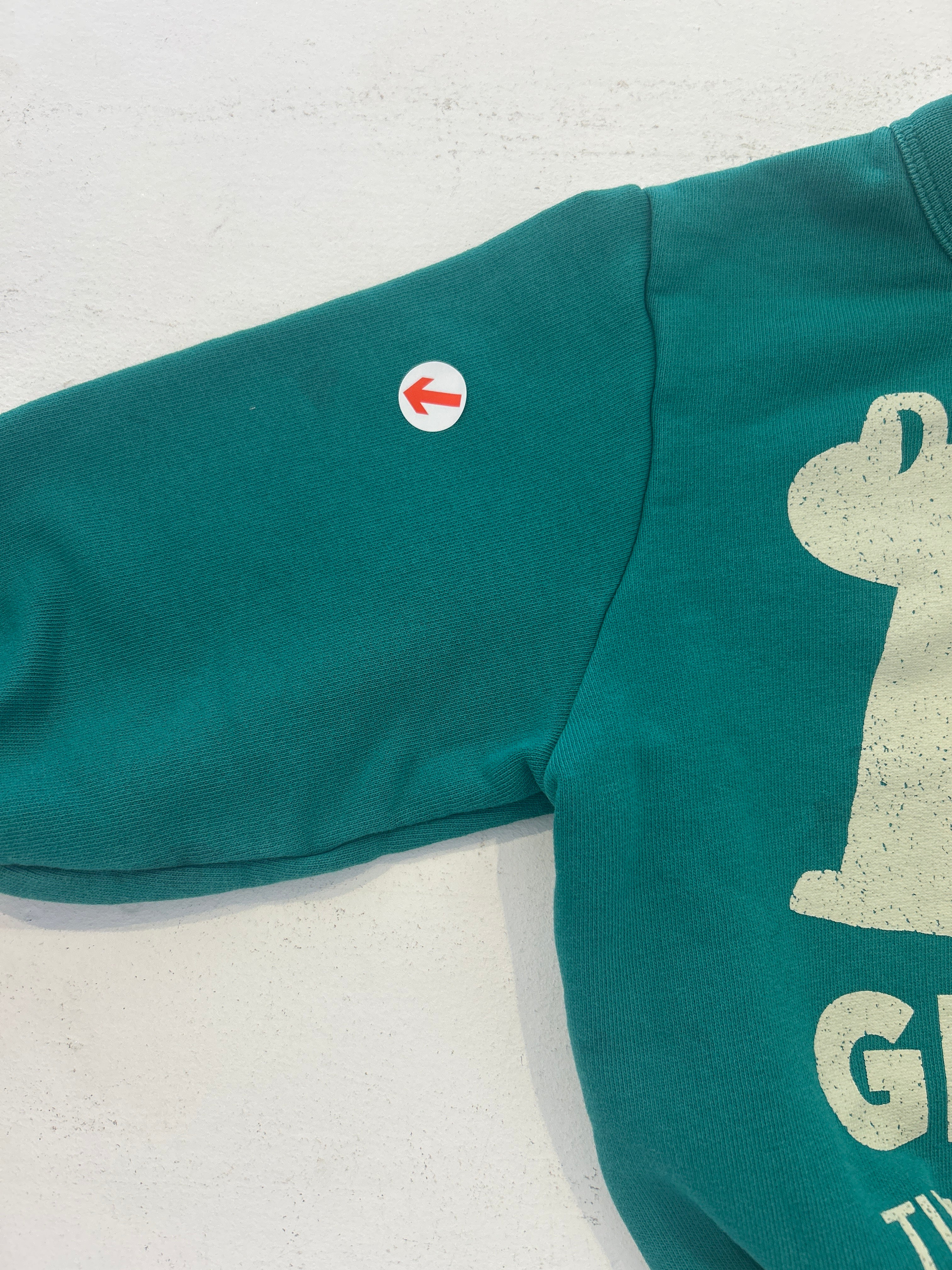 tiny cottons Forest green frog graphic sweatshirt