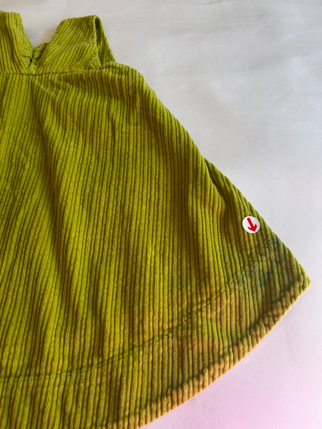 Studio Koter Apple green cord avery dress