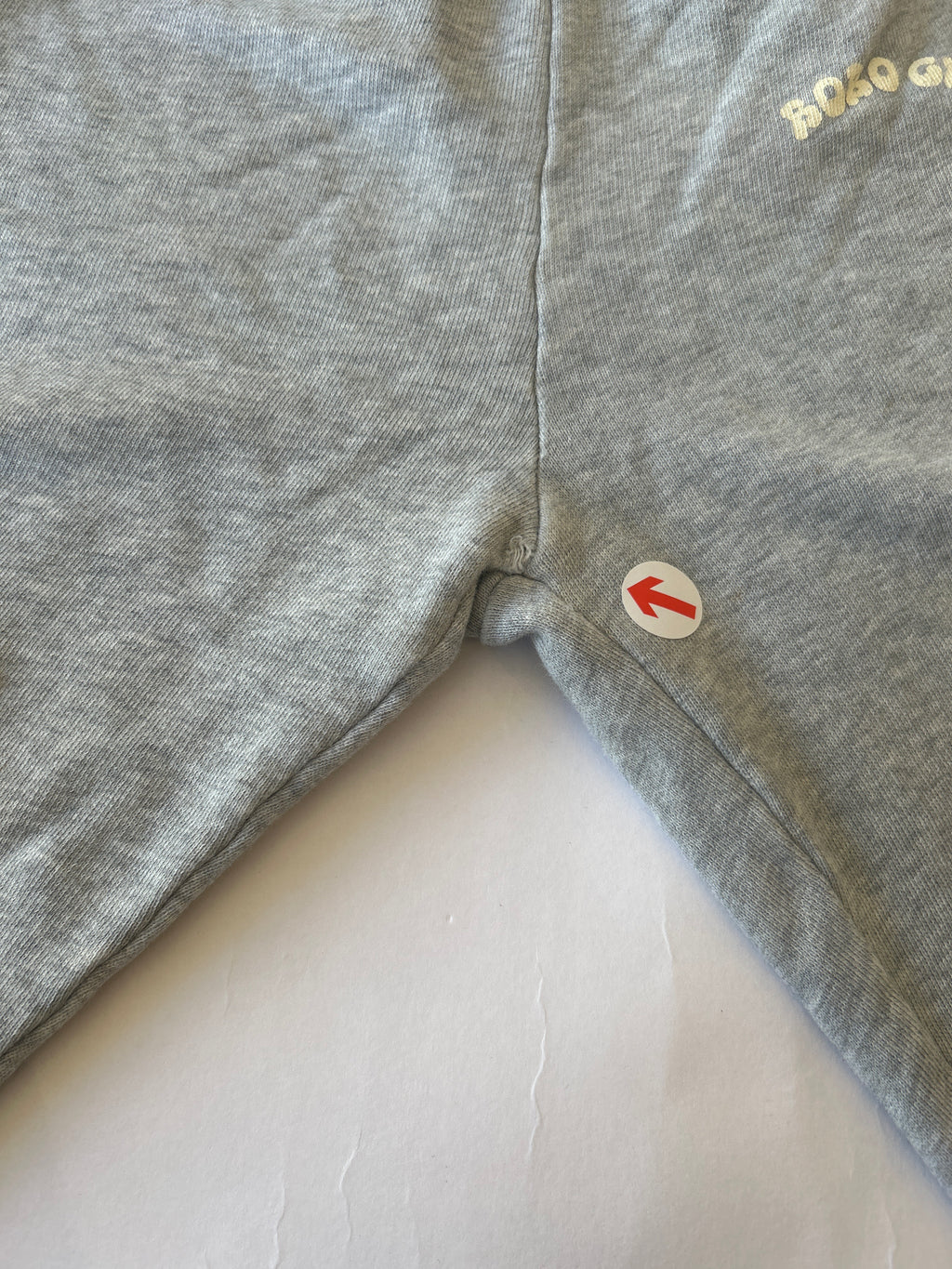 Bobo Choses Grey knee patch joggers