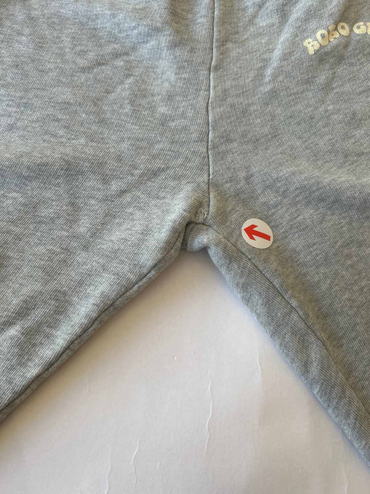 Bobo Choses Grey knee patch joggers