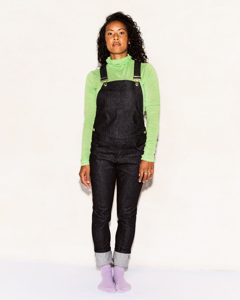 Sustainable || Handmade in the UK | Dungarees | Maternity and beyond | Black | Original