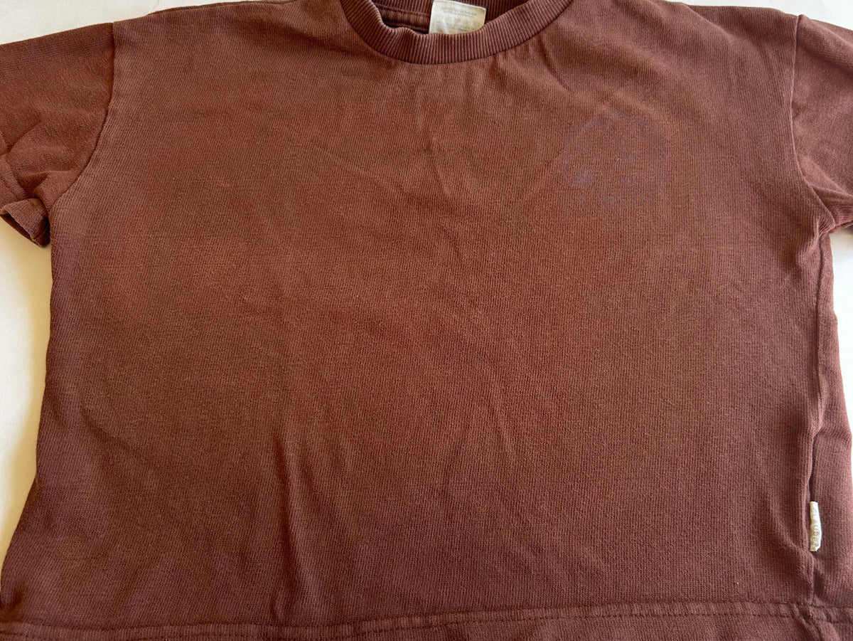 Claude & Co Mocha shed print tee