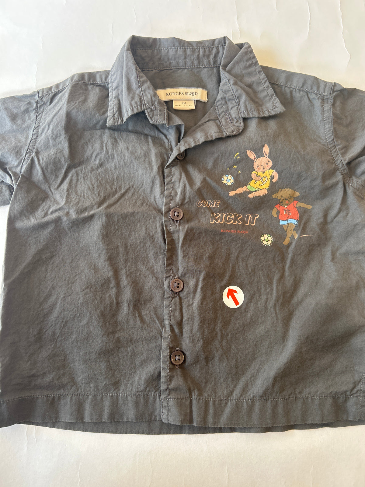 Konges Slojd Dark grey motif shirt