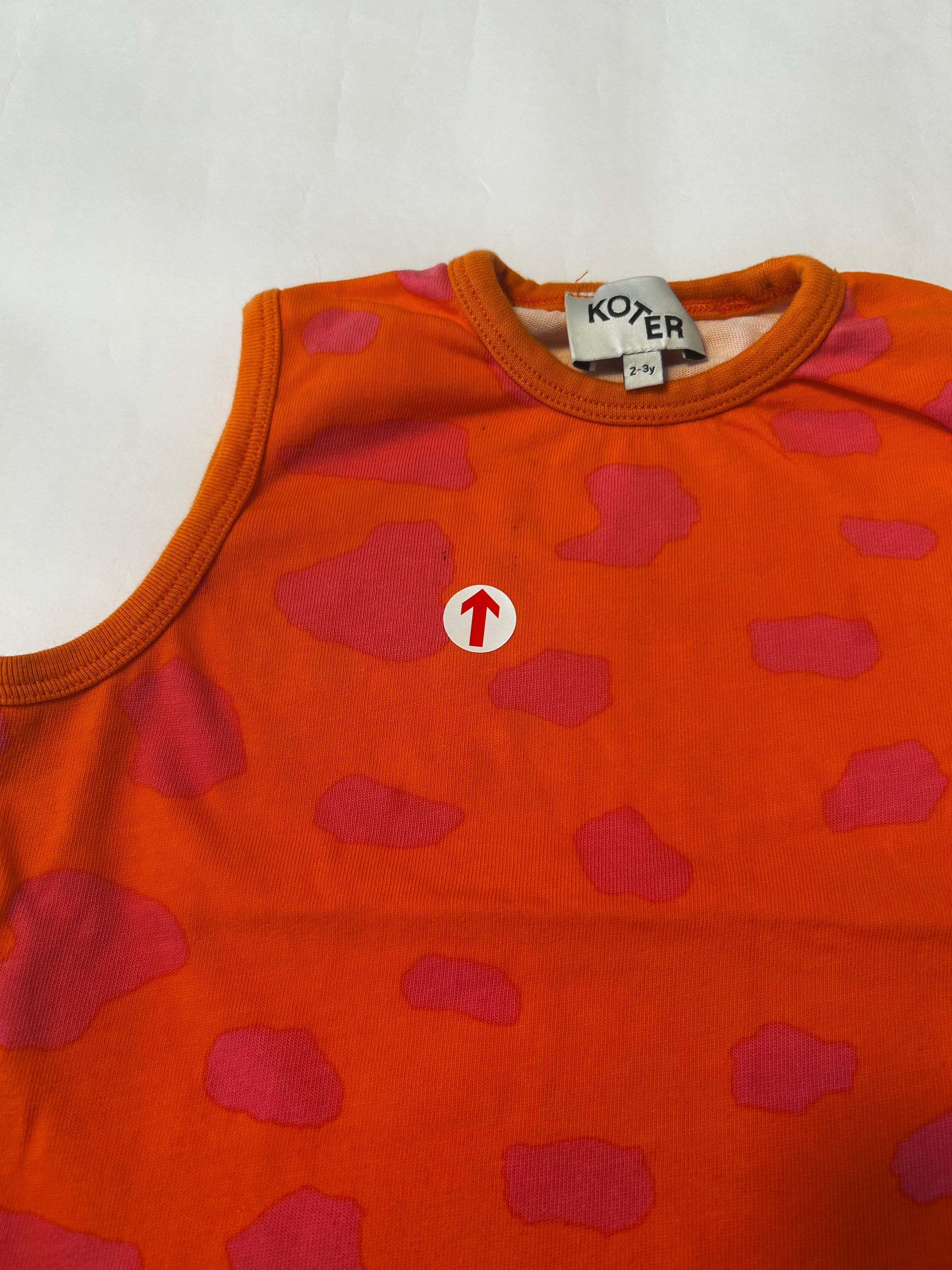 Studio Koter Orange dot jersey vest