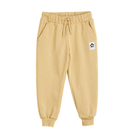 Beige Logo Joggers