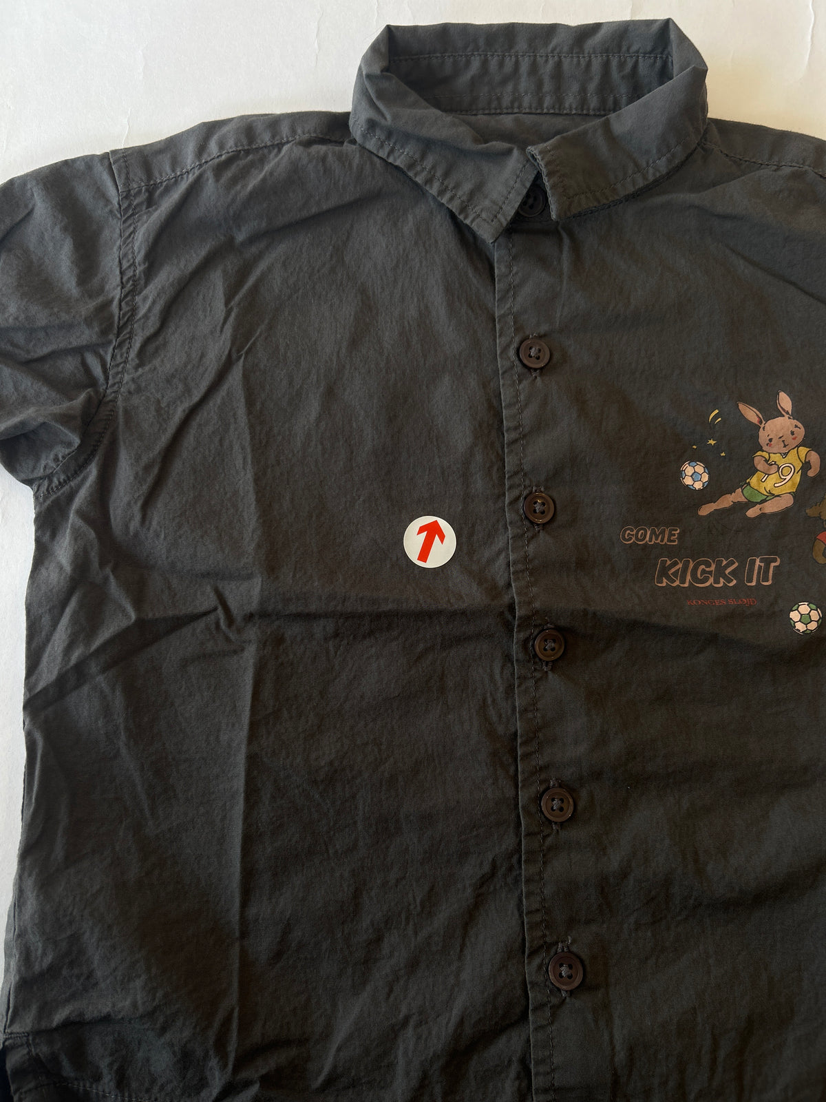 Konges Slojd Dark grey motif shirt