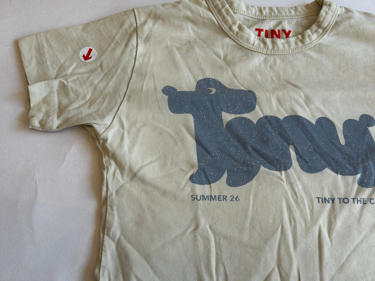 Tiny Cottons Yellow tiny dog graphic tee