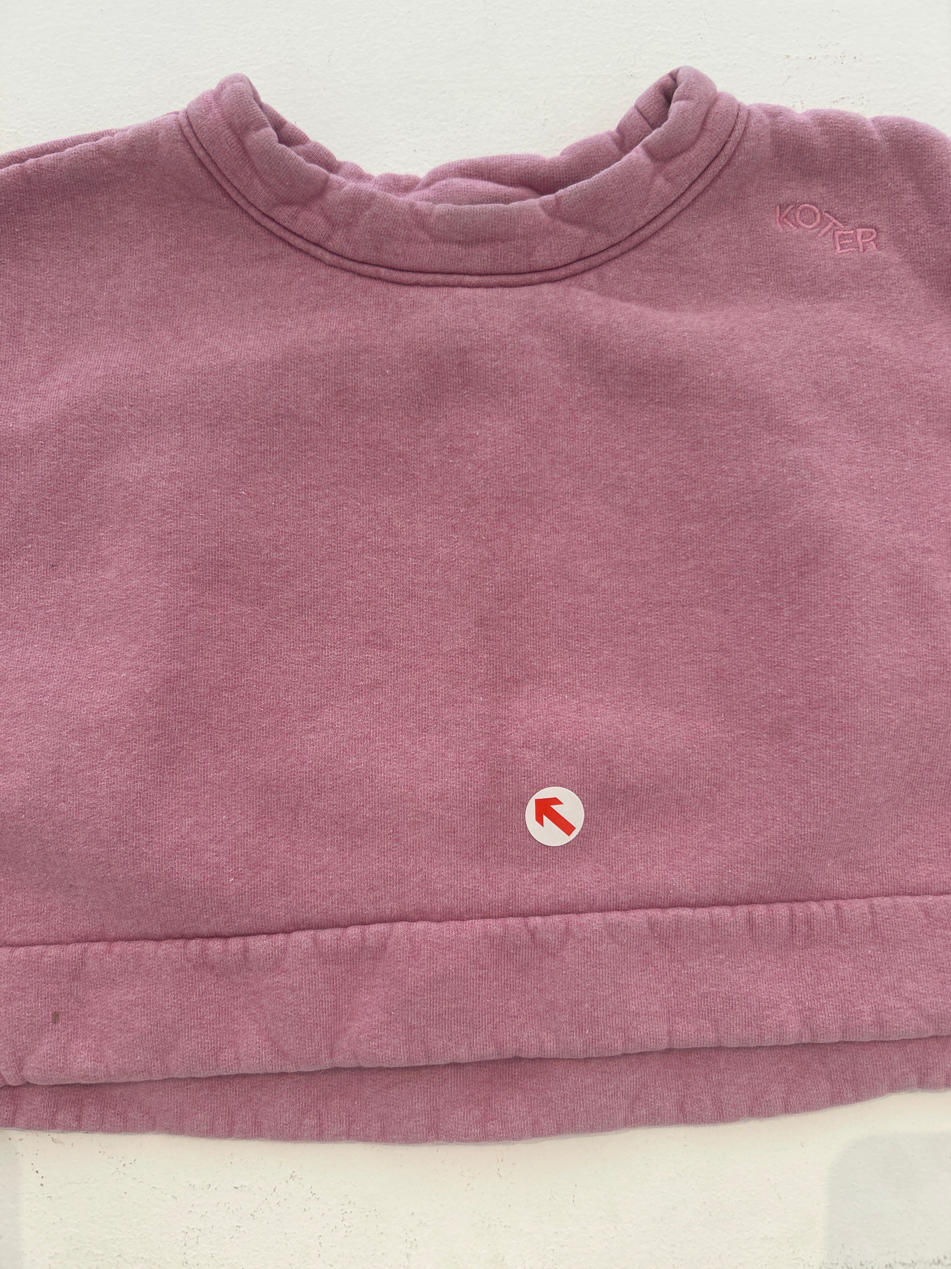 Studio Koter Riverson pink melange sweatshirt