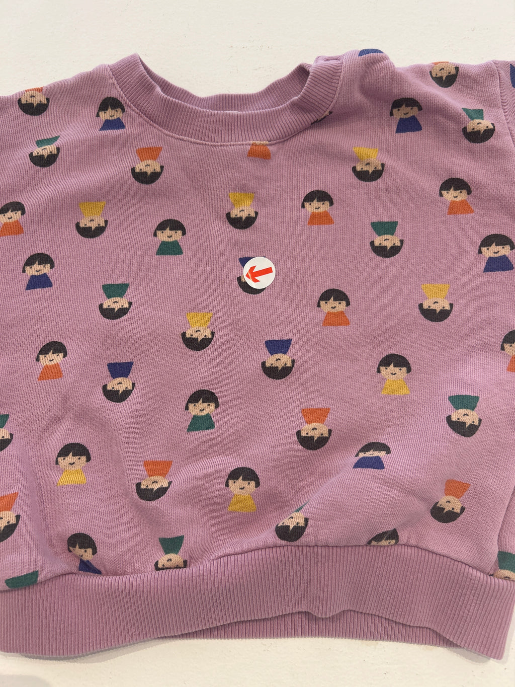 Bobo Choses Lilac game pawns sweatshirt
