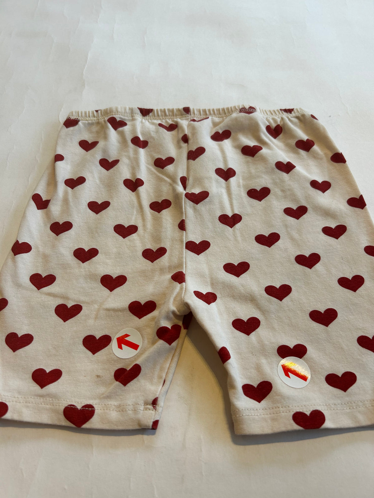 Konges Sløjd Red heart cycling shorts