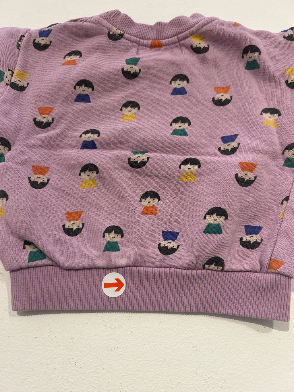 bobo choses Lilac game pawns sweatshirt 6M