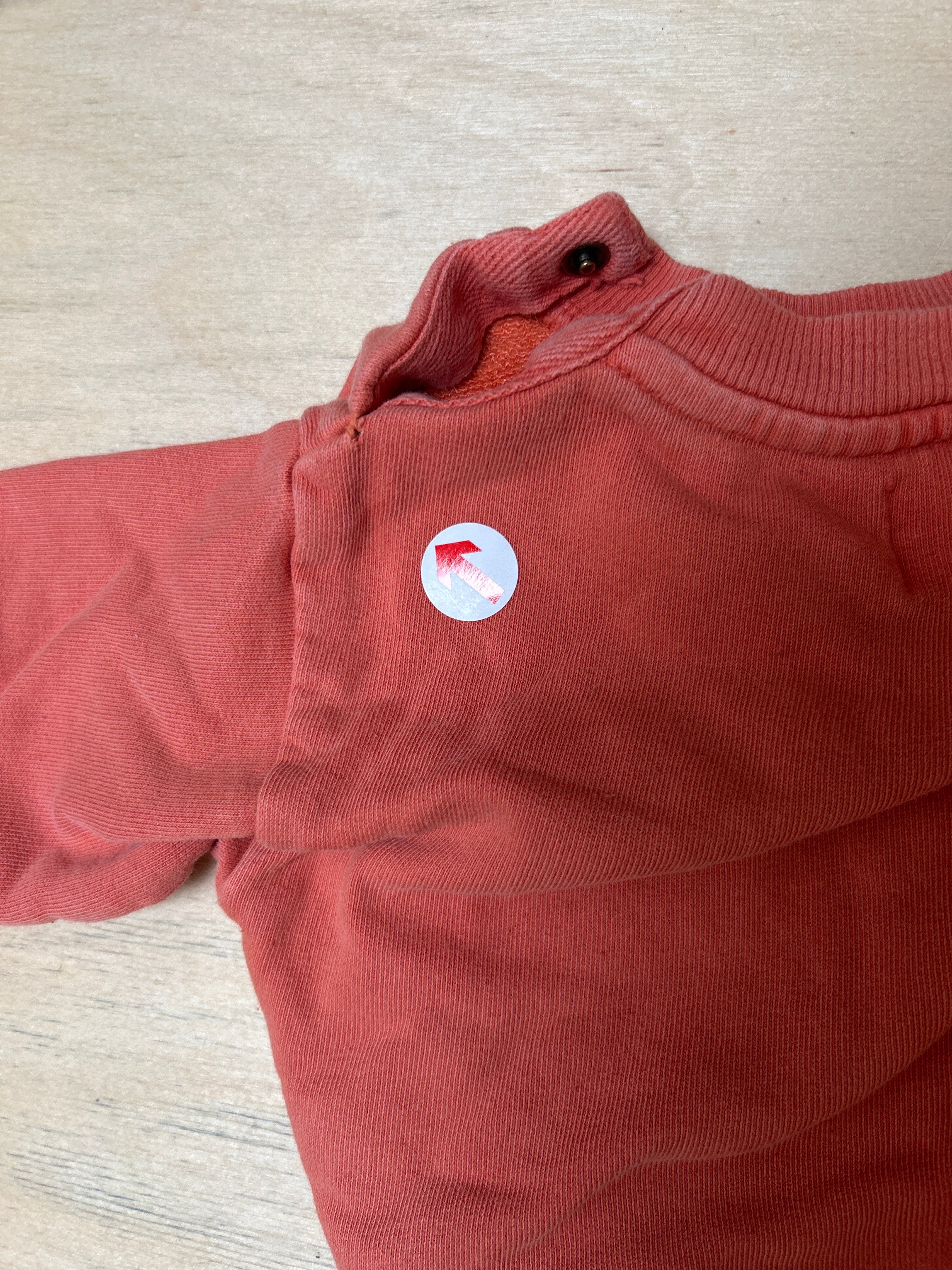 Bobo Choses Pink funny snail sweatshirt