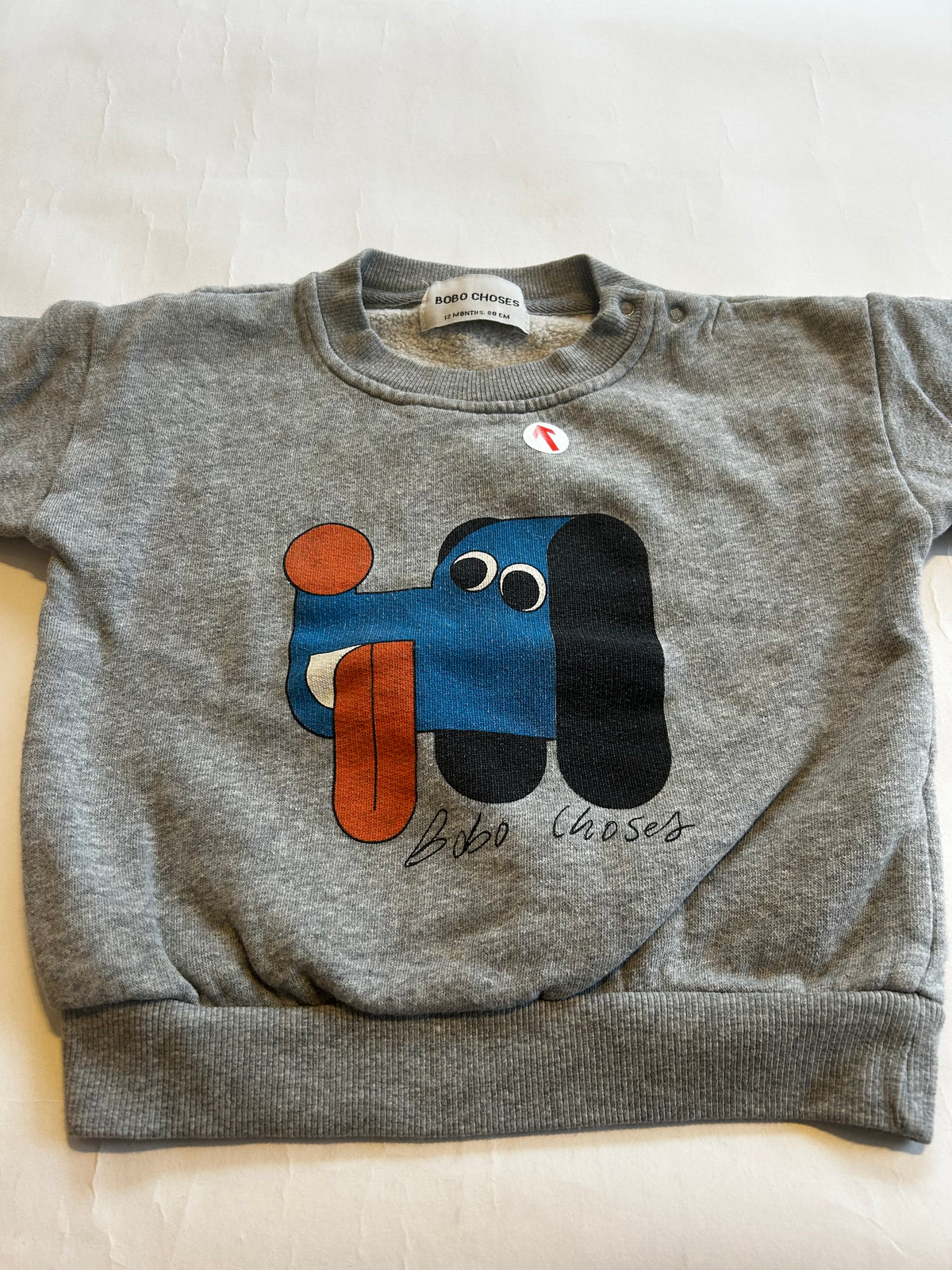 Bobo Choses Grey doggy mate sweatshirt