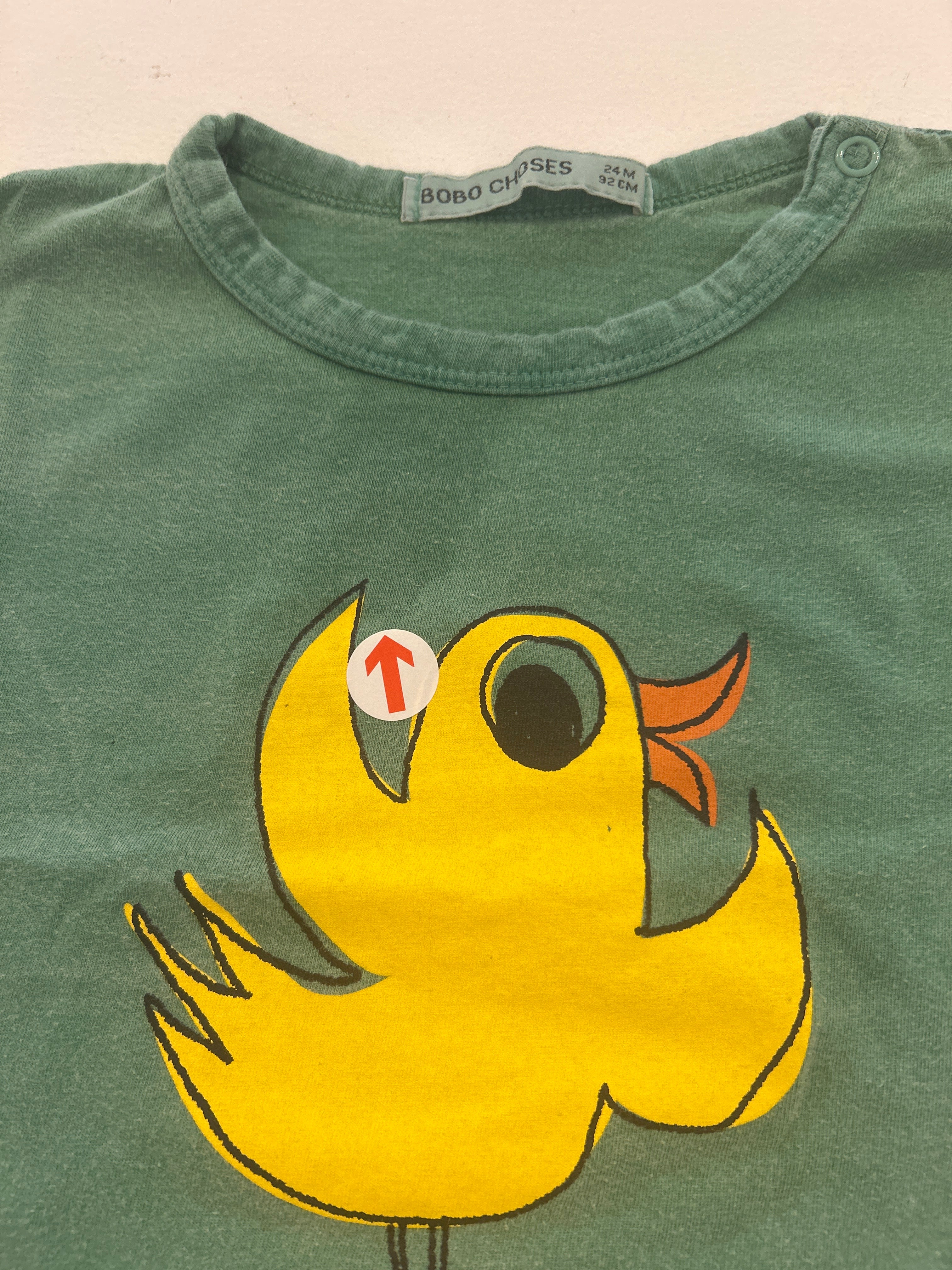 Bobo Choses Green flying oranges t-shirt