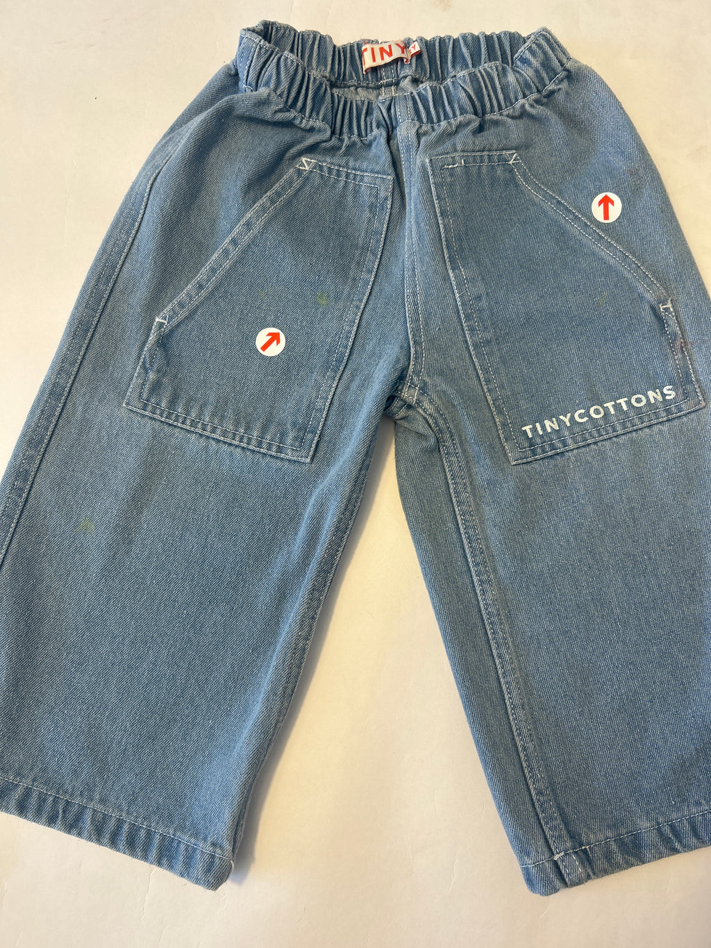 Tiny Cottons Denim graphic pants
