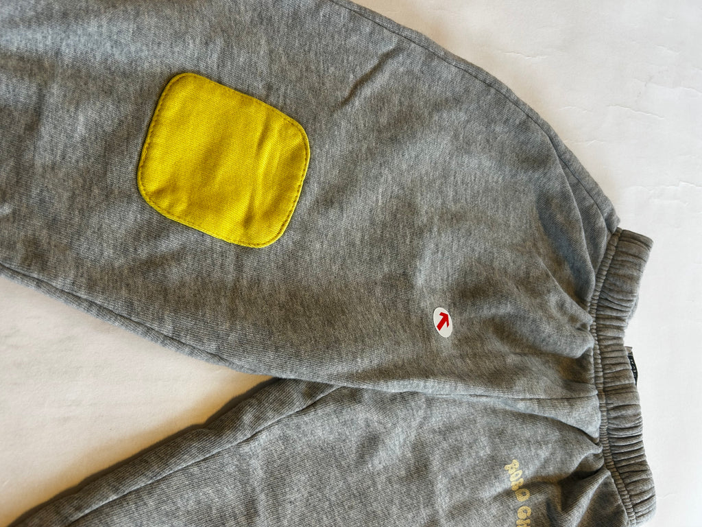 Bobo Choses Grey knee patch joggers