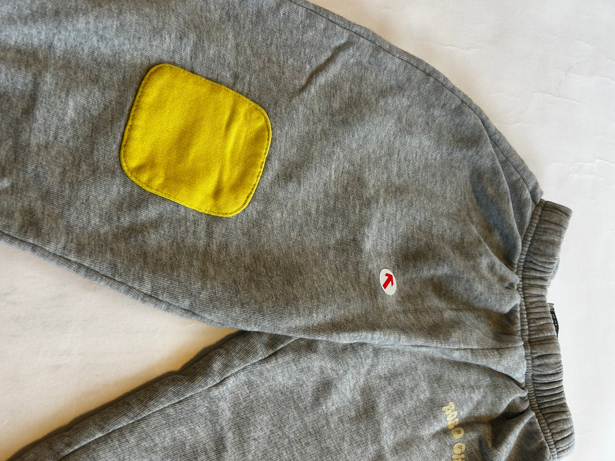 Bobo Choses Grey knee patch joggers