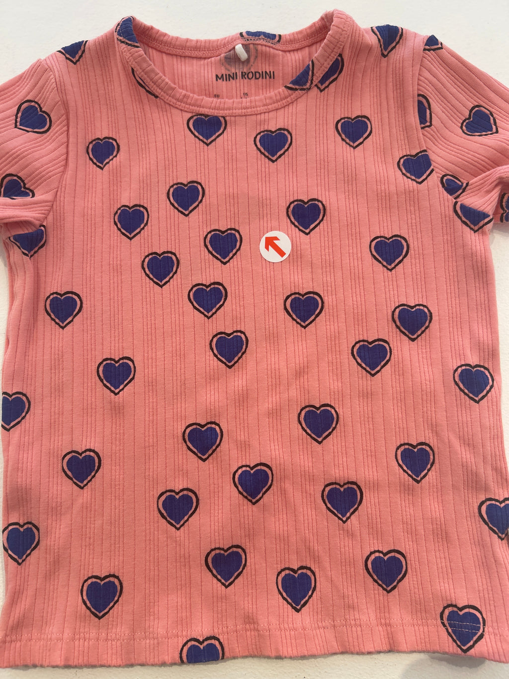 Mini Rodini Pink Hearts T-Shirt