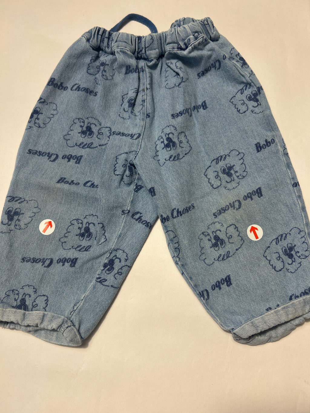 Bobo Choses Denim pickles the dog trousers
