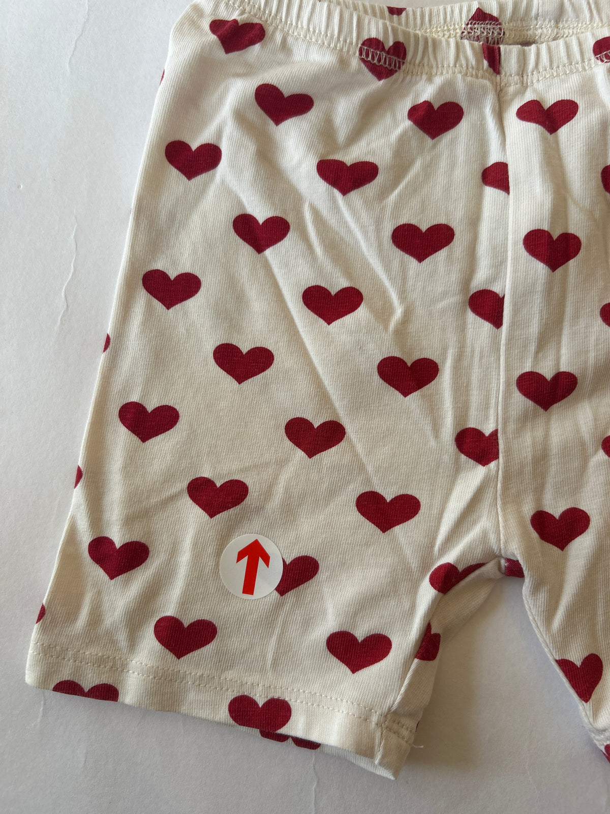 Konges Slojd Red heart cycling shorts