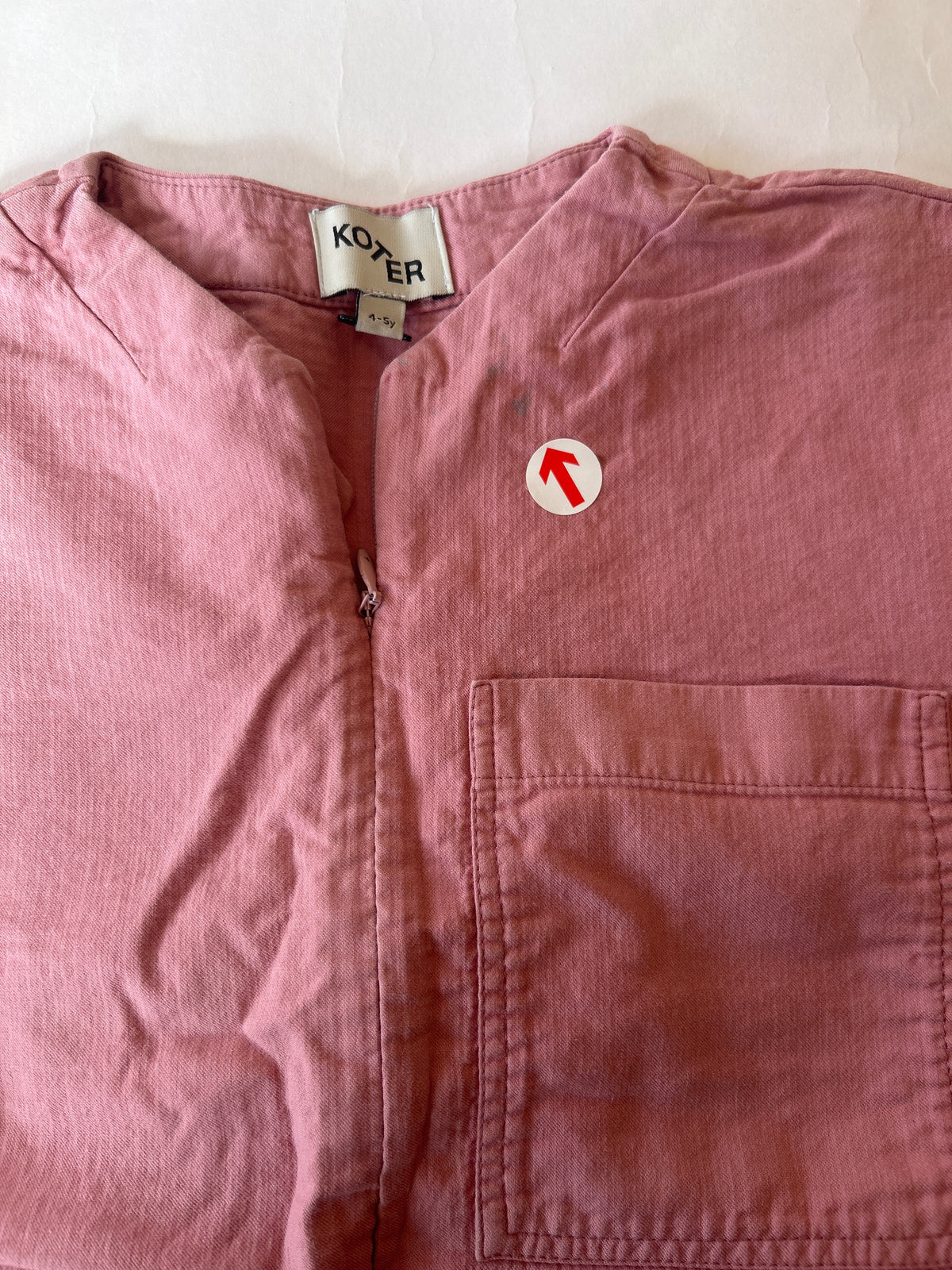 Studio Koter Rae pink rounded boilersuit