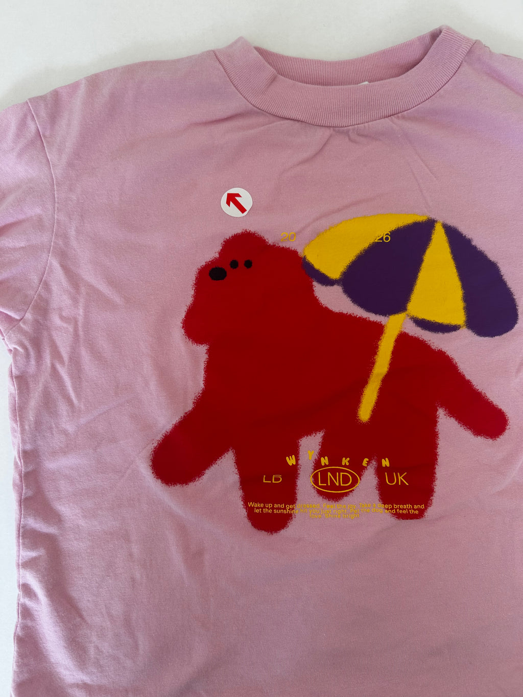 Wynken Pink candy dog t-shirt