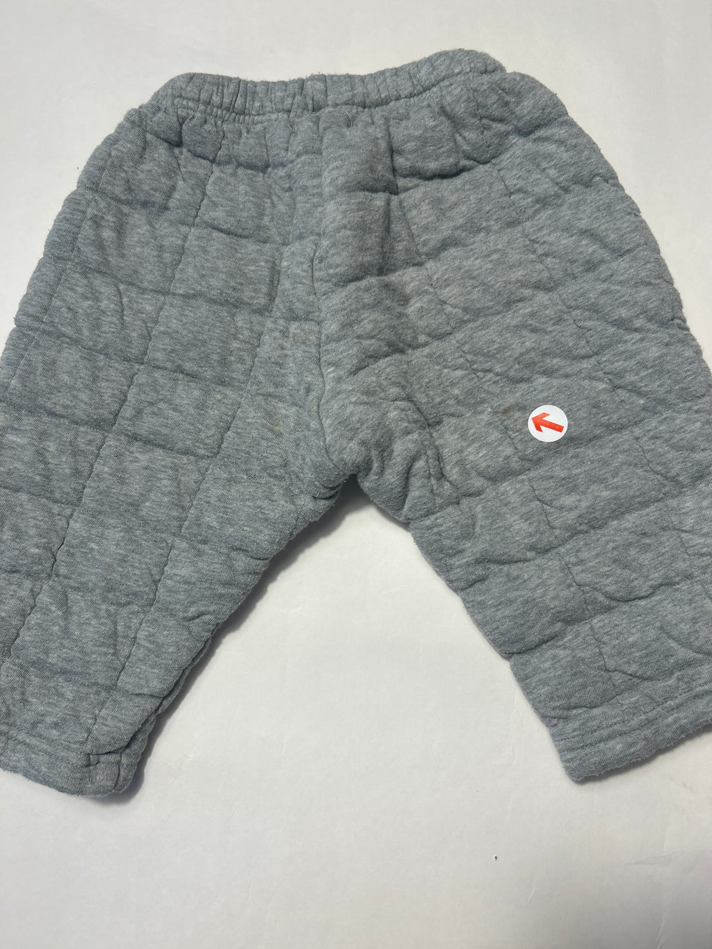 bobo choses Grey knee patch quilted joggers