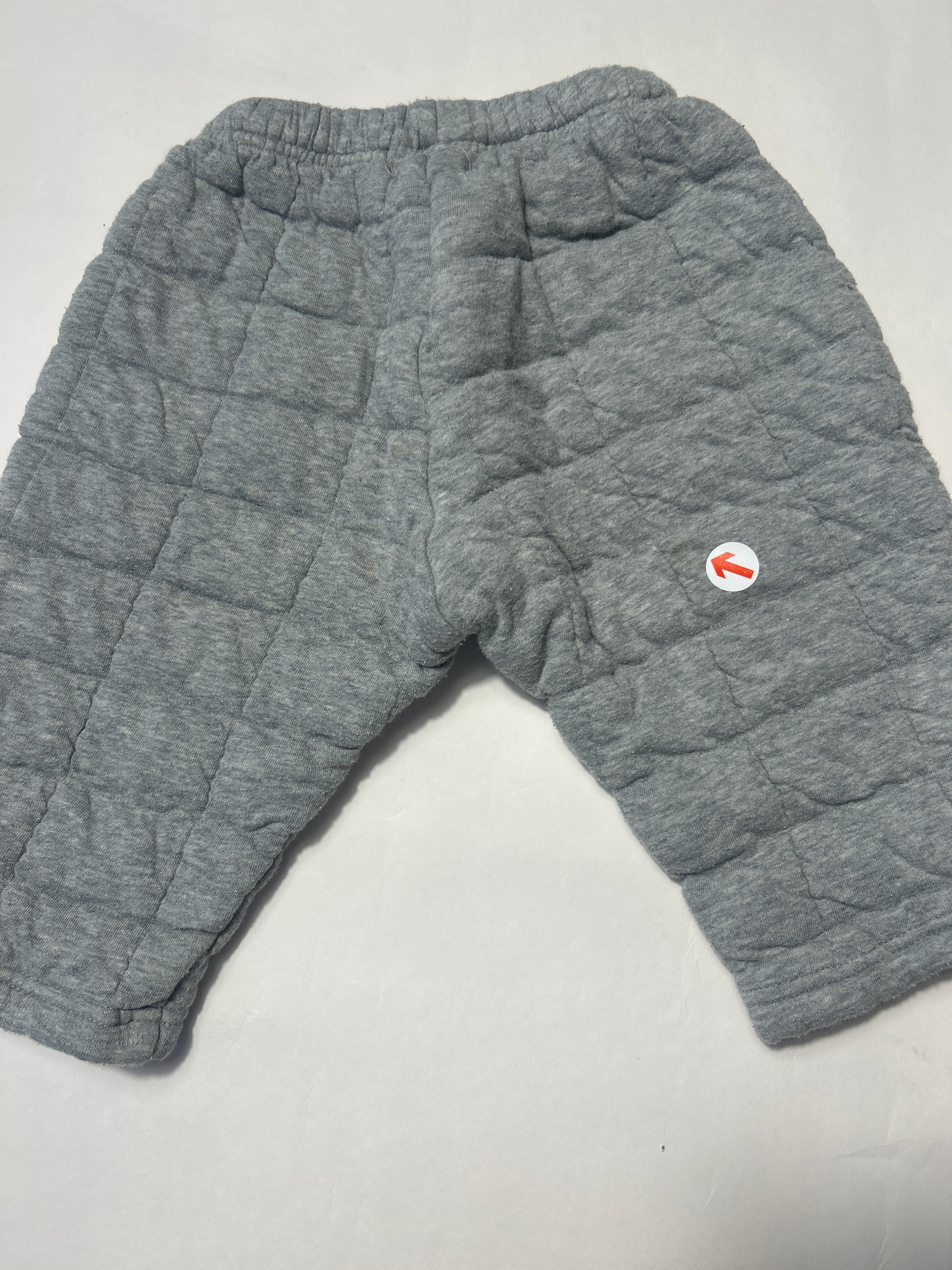 bobo choses Grey knee patch quilted joggers