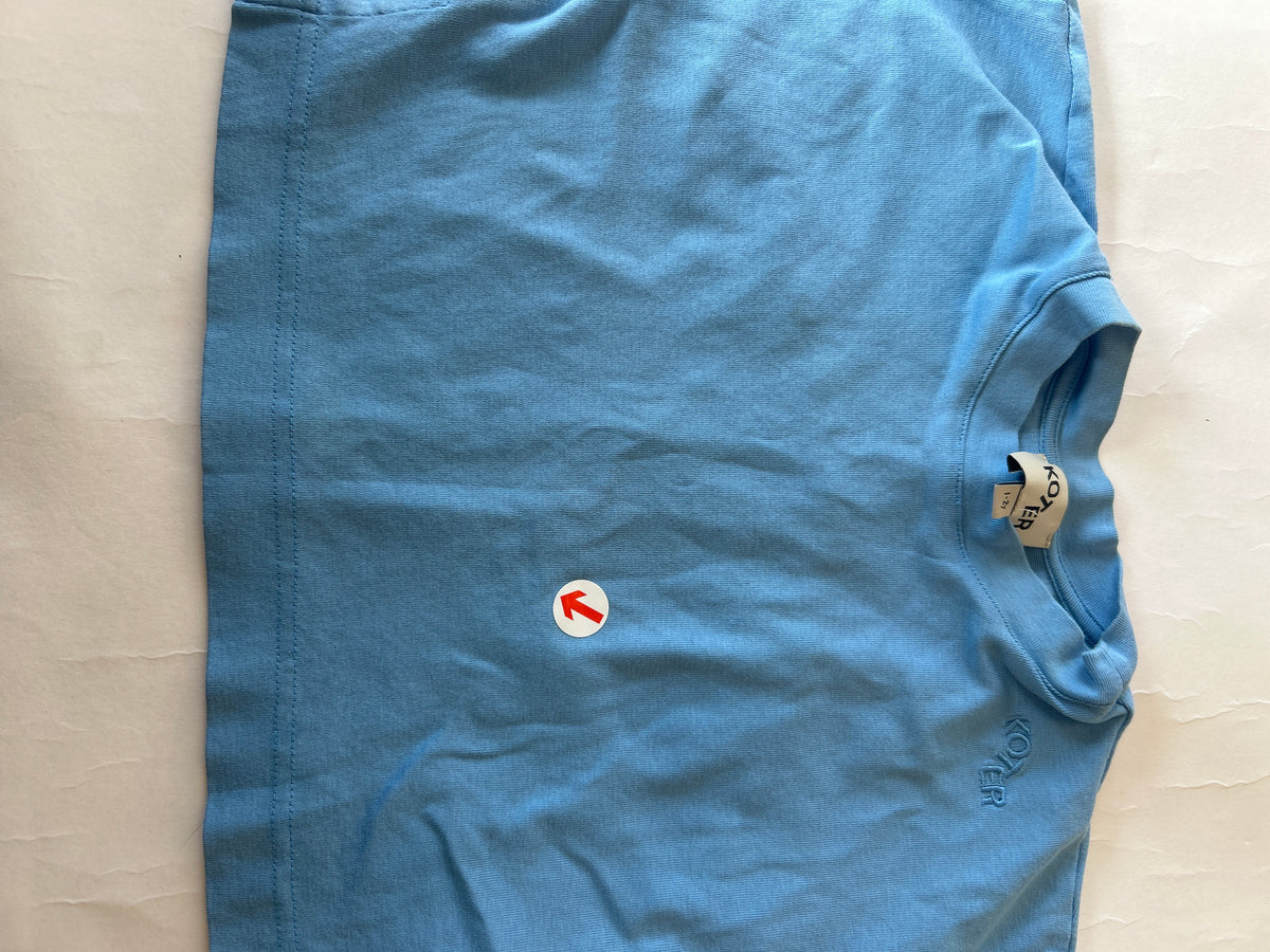 Cornflour blue rory tee