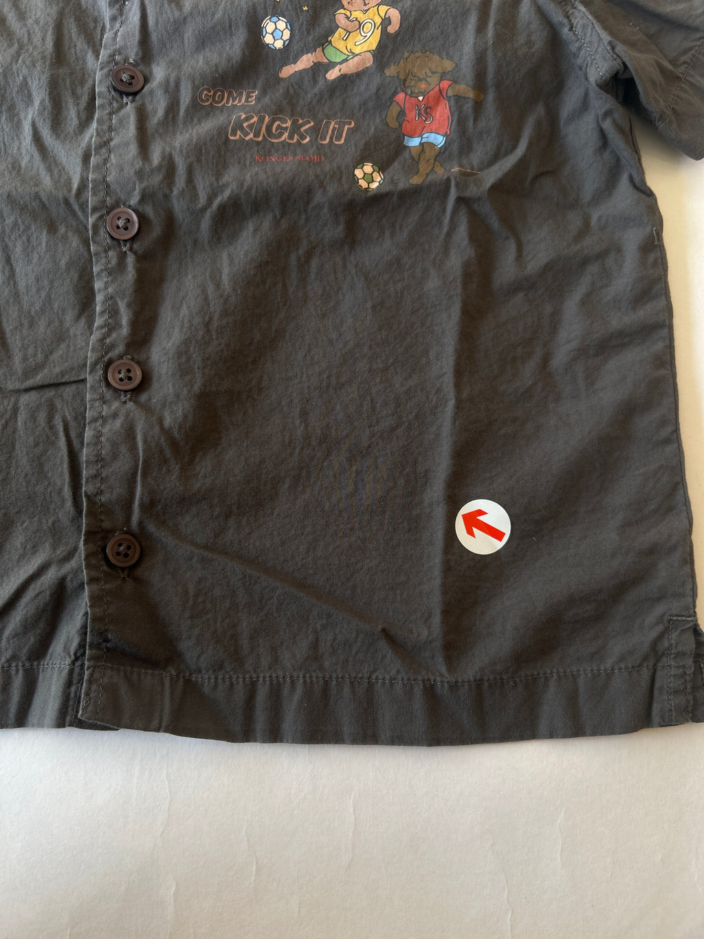 Konges Slojd Dark grey motif shirt