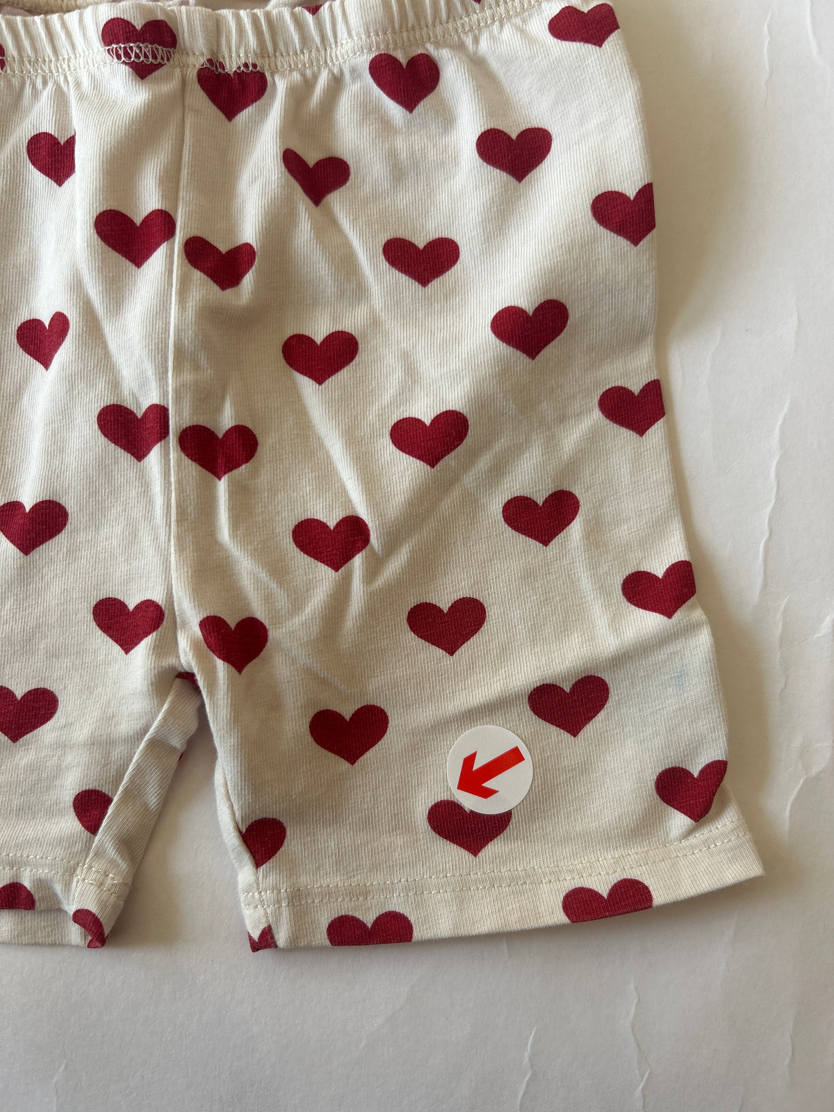 Konges Slojd Red heart cycling shorts