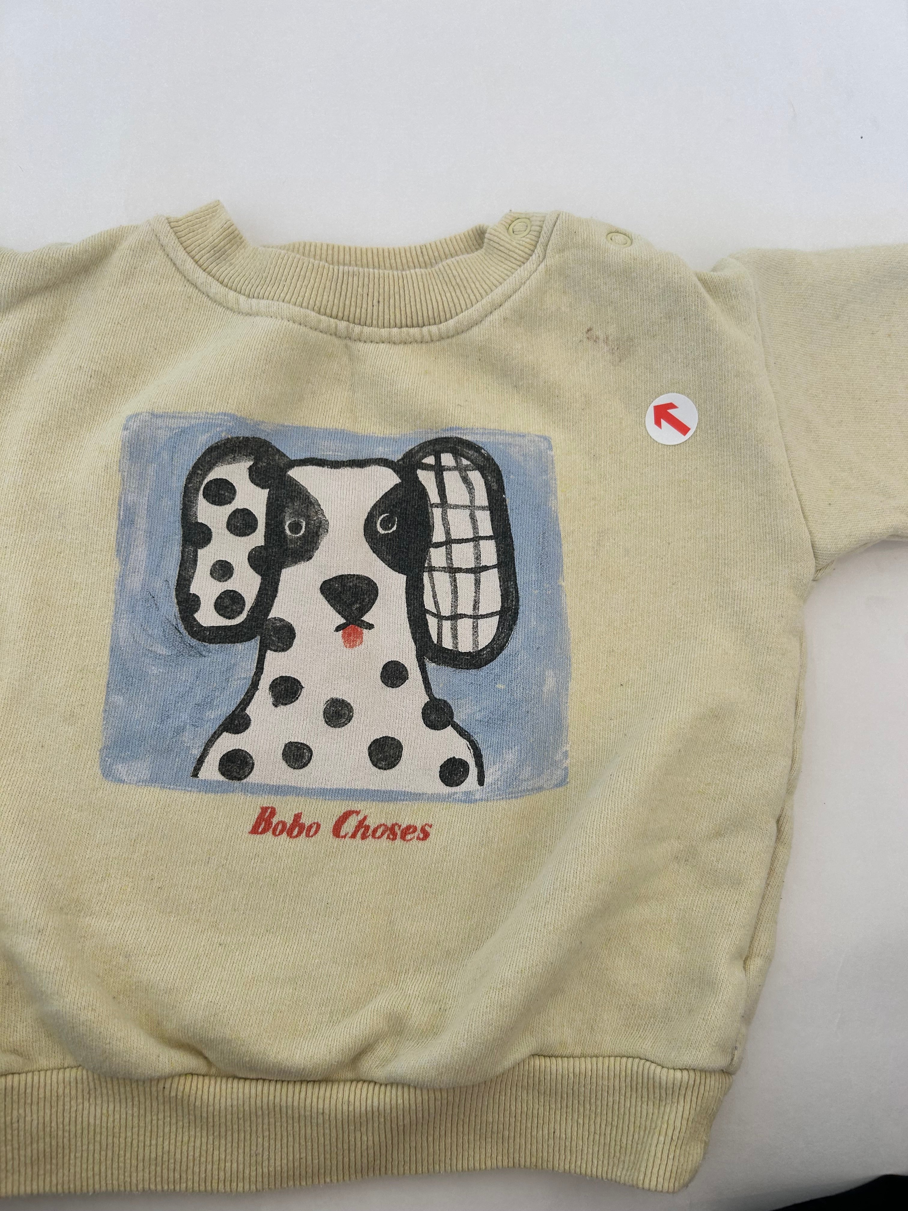 Bobo Choses Beige van dog sweatshirt