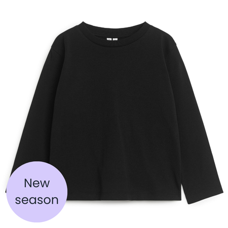 24 - 48  ARKET Black Long Sleeve Top