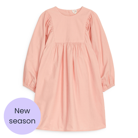 18 - 24  ARKET Pink Gathered Dress