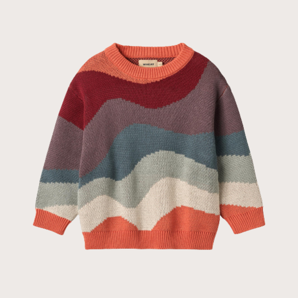 WHEAT Abstract knit jumper