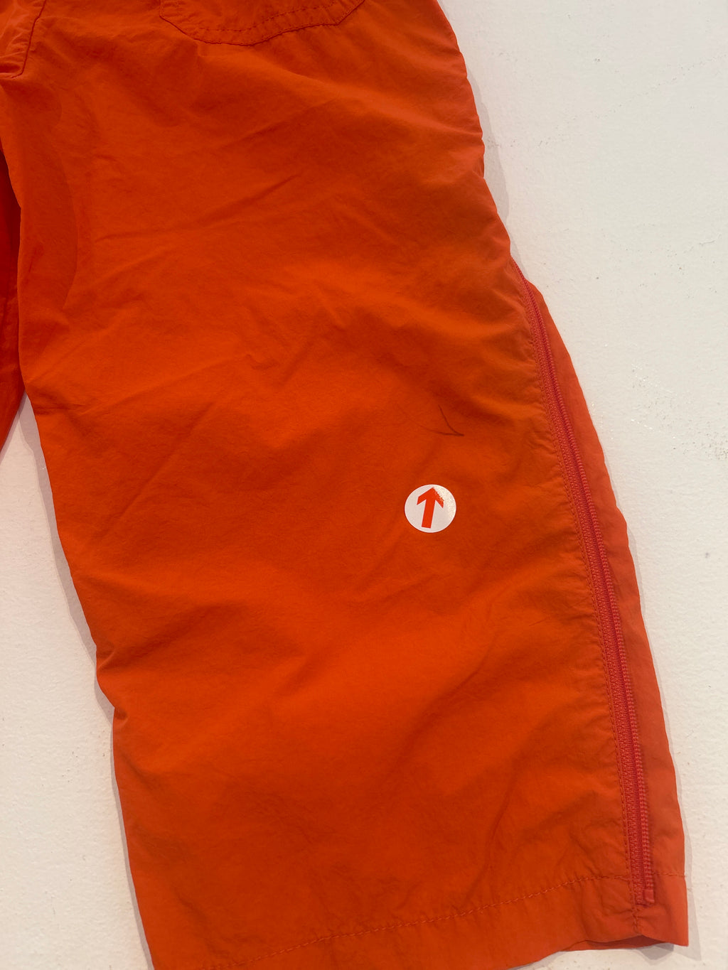 Bobo Choses Orange modern oversized tracksuit pants