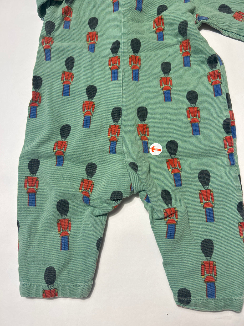 Bobo Choses Green soldier boilersuit